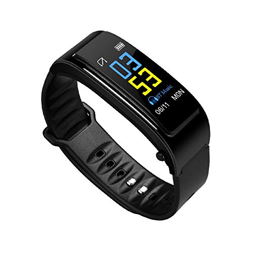 Sunward 0.96 Color Bluetooth Screen Smart Watch Touchable Sleep Monitor Call Pedometer Heart Rate Compatible iOS/Android (Black) - Thumbnail 4