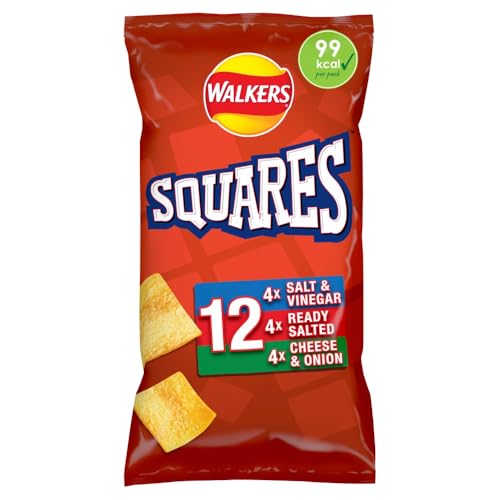 Walkers Squares Variety Multipack Crisps 12 x 22g - £1.79 / £1.69 S&S (Delayed Dispatch)