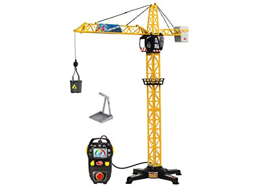 Dickie 203462411 Riesen, kabelgesteuerter Kran, 1 Meter hoch, mehrfarbig