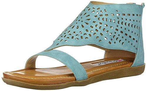 2 Lips Too Women's Too Crissy Sandal, Turquoise, 10 M US