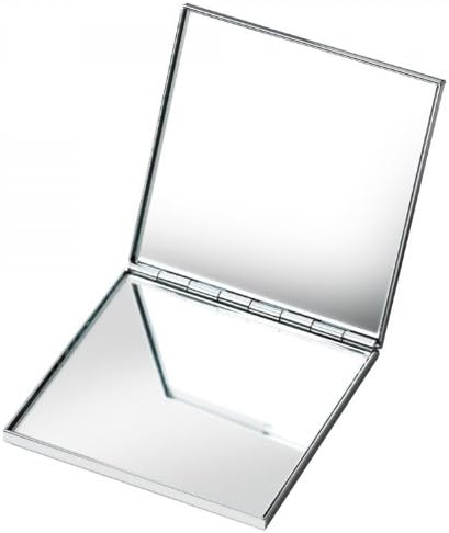 Premium Quality Brushed Aluminum Compact Mirror