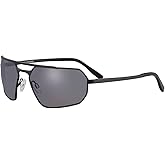 Serengeti Hinkley Sunglasses (Matte Black -Saturn Polarized Smoke)