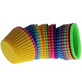 SZYCDAVID Silicone Baking Muffin Cup Cupcake Liners Molds dessert plate/cake pop maker 12 Piece/SET。