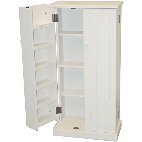 Amazon Com Versatile Pantry White Finish Provides Storage