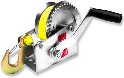 2000 Lb Hand Winch Heavy Duty Strap