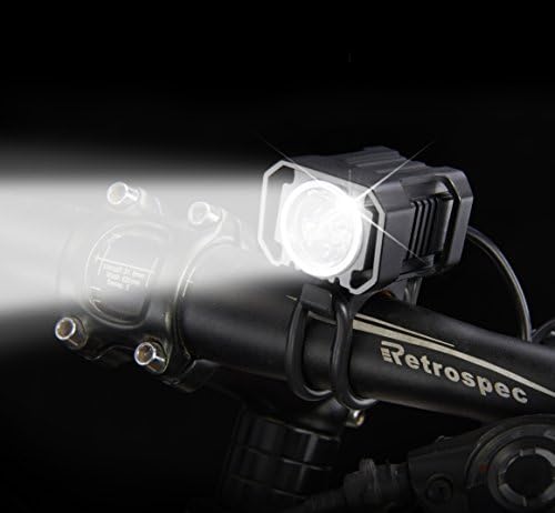 SpoLite Bike Lights, Powerful Lumens Bicycle Headlight, Water Resistant Bike Flashlight, Super Bright Rechargeable Bike Light, Easy To Install for Kids Men Women Cycling Safety Flashlight & Bike Light
