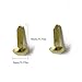 LGEGE 200 Pcs Gold Tone Color Mini Metal Round Brads Craft DIY Paper Fasteners Scrapbooking Decoration Embellishment