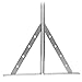 Amarine Made Pair of Stainless Steel Heavy Duty Shelf Brackets,8