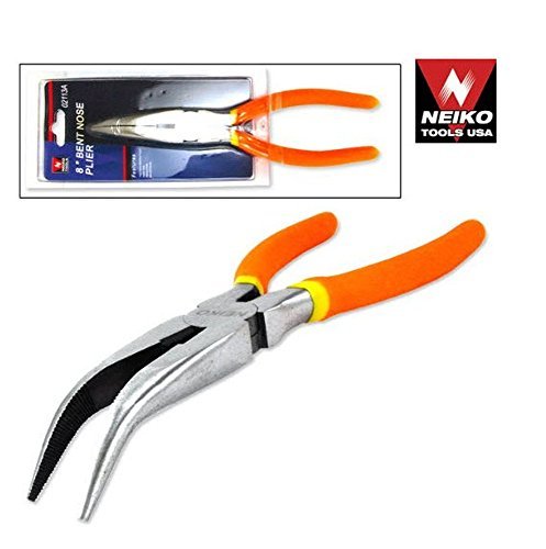 Neiko Tools USA 8" Bent Nose Pliers