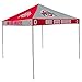 LOGO Brands NCAA Ohio State Buckeyes 9 x 9 Foot Pinwheel Tailgating Canopy, Red/Gray, One Size