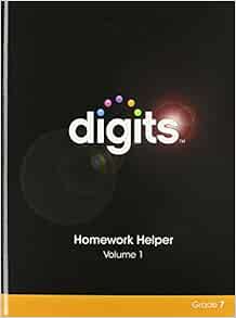 Digits homework helper volume 2 grade 7 answer key image