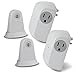 Set of 2 - Utilitech Wireless Dusk-to-Dawn Security Light Control with Outlet Receiver