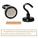 VNDUEEY Magnetic Hooks,22lb Cruise Essentials Neodymium Rare Earth Magnet Hook (42LB(6pack))