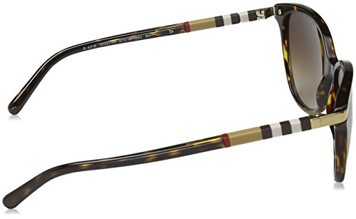 Burberry BE4216 Sunglasses 300213-57 - Dark Havana Frame, Brown Gradient