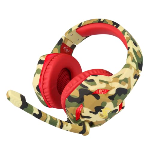 T-176 Camouflage Game Headset Bass-Heavy Powerful Headphones