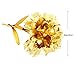 Ranipobo Sweetly Carnations Flower Mother's Day Gift 24K Gold Plated Decoration Golden Flowers 