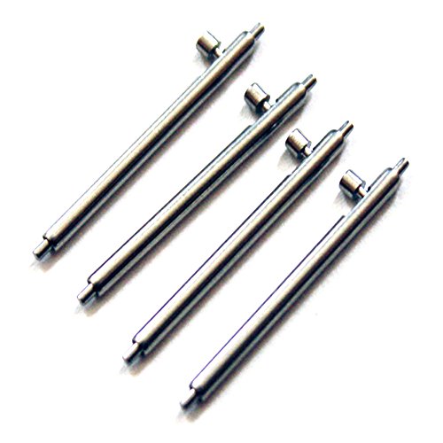 Quick Release Stainless Steel 20 Millimeters 4pc Pins for Watch Straps