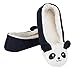 LA PLAGE Women's Winter Warm Plush Animal Home Slippers
