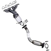 Exhaust Front Manifold &amp; Front Pipe Kit Compatible with Pontiac G6 2008-2009 2.4L | Saturn Aura 2008 2.4L | EPA-Approved | Stainless Steel | Northeastern Exhaust | Includes Gasket and Bolt Kit