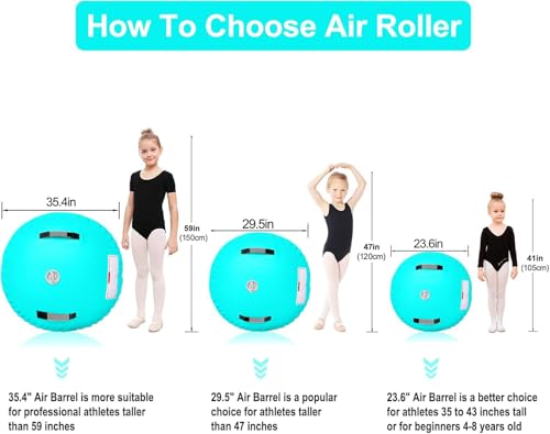 SKADE 300 X 100 CM Inflatable Air Tumbling Mat Gymnastics Tumble Track with Electric Air Pump & Storage Bag, 10 CM Thickness Air Mats for Home Use, Training, Cheerleading, Water Yoga
