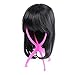 Fani Wig Stand Portable Folding Travel Wig Stand Stable Durable Wig Hair Hat Cap Holder Stand Collapsible Durable Plastic Wig dryer Wig Display Tool