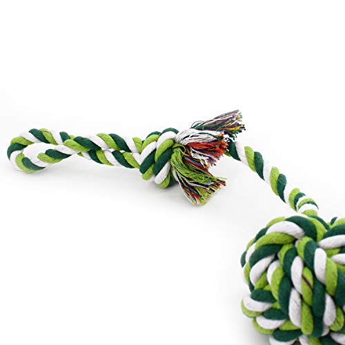 Kamots Beauty Dog Rope Toys, Puppy Chew Toys, Puppy Teething Toys, Dog Toy Ball, Dog Flying Discs, Dog Toys Set for Small Medium Pet Aggressive Chewers