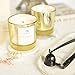 CHLOEFU LAN Scented Candle Jasmine Long Burning (40 hours) Strong Fragrance Soy Aromatherapy Candle for Home Decorative,Best Gifts with Golden Glass (Night Jasmine)thumb 3
