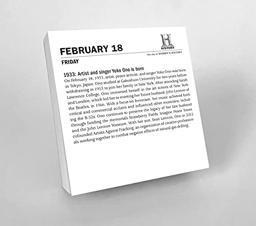 2022 History Channel This Day In Women s History Boxed Calendar 365 