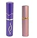 Ladies Self Defense Protection Bundle - Stun Master Lipstick Stun Gun ( PURPLE ) Plus Pepper Shot Lipstick Pepper Spray ( PINK )
