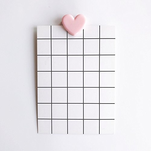 image for Chris.W Cute Heart Shaped Binder Clips, Mini Decorative Paper Clips, 1