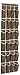 Whitmor Over The Door Shoe Shelves - 24 Sections - Java