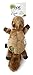 GoDog Flatz Squirrel Toy with Chew Guard