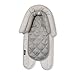 Eddie Bauer Baby 2-in-1 Head Support for Car Seats, Strollers, Swings, Grey and White
