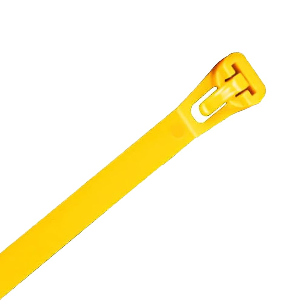 KafTon Releasable/Reusable Colour Cable Ties - 250mm x 7.6mm - Nylon Premium Strong Zip Ties
