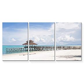 signwin 3 Piece Canvas Wall Art Beautiful Landscape...