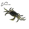 FyshFlyer-Monstar-3D-PVC-Crab-BaitBarbed-Hooks-11-Ounce-4-Inch-Fishing-Lures