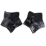 Ayliss 2pcs Women's Sexy Nipple Cover Sequin Star Shape Pasties Lingerie