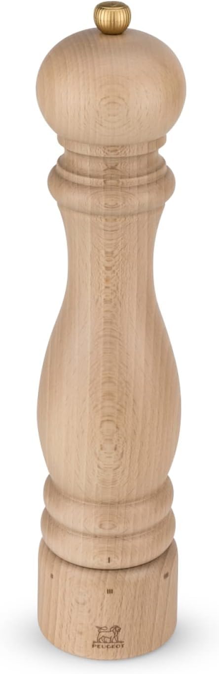 PEUGEOT - Paris u'Select 30 cm Pepper Mill - 6 Predefined Grind Settings - Made with PEFC Certified Wood - Made in France - Natural Finish