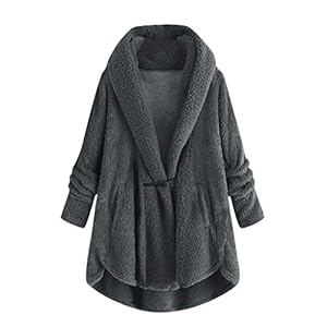 Winter Jas voor Vrouwen Teddy Fleece Jassen Dames Warm Kunstwol Open Voorkant Vest Jas Bovenkleding Teddy Bear Fluffy…