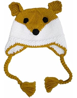Boys or Girls Clever Fox Earflap Beanie Hat