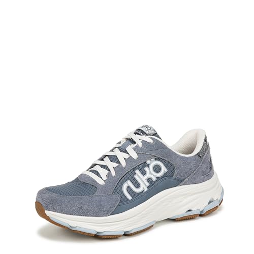 Ryka Womens Devotion X Max Classic Walking Shoes Flintstone Blue 7.5 M