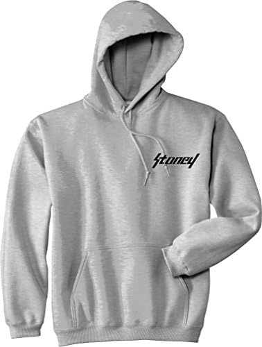 Post Malone Stoney Hoodie- White iverson, I feel like monte (S, Gray)