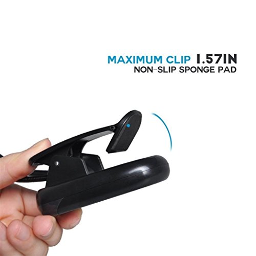 lotus.flower Book Music Stand Light Reading Light USB Battery Operated Clip on and Portable Lights (4LED) - Thumbnail 2