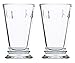 La Rochere Stemless glass Set of 2 – Napoleon Bee 11 oz clear glass tumbler – Ideal for Lemonade, Ice Tea, Juice, Water, Pimms – Great birthday housewarming gift – Durable elegant everyday glassware