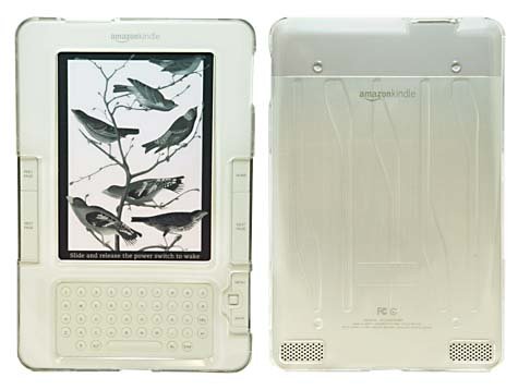 High Quality Grade A Hard Crystal Case for Amazon Kindle 2 with Complement Crazyondigital Wristband