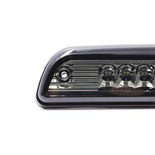 LED 3rd Third Brake Light High Mount Stop Light Rear Brake Tail Light for 1995-2015 Toyota Tacoma, Chrome Housing Smoke Lens LED Brake Lamp - Thumbnail 3