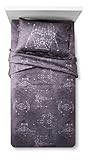 Star Wars Darth Vader Grey Constellation Microfiber Twin Sheet Set