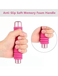 MoutainKing Crossfit - Cuerda de salto con peso, ajustable en longitud y peso para mujeres, hombres y niños, cuerda de salto de velocidad para entrenamiento de cardio, entrenamiento y fitness, cómodas asas de espuma con cable de acero de PVC