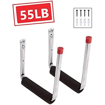 SEVGTY Heavy Duty Utility Hooks Wall Mount Garage Hanger Garden Storage with Jumbo Arm - 2 Pack