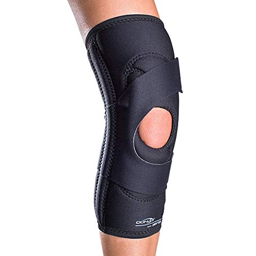 DonJoy Lateral J Patella Knee Support Brace Without Hinge: Drytex, Left Leg, Medium